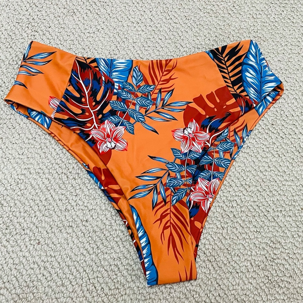 Zaful Floral Swim Bottom